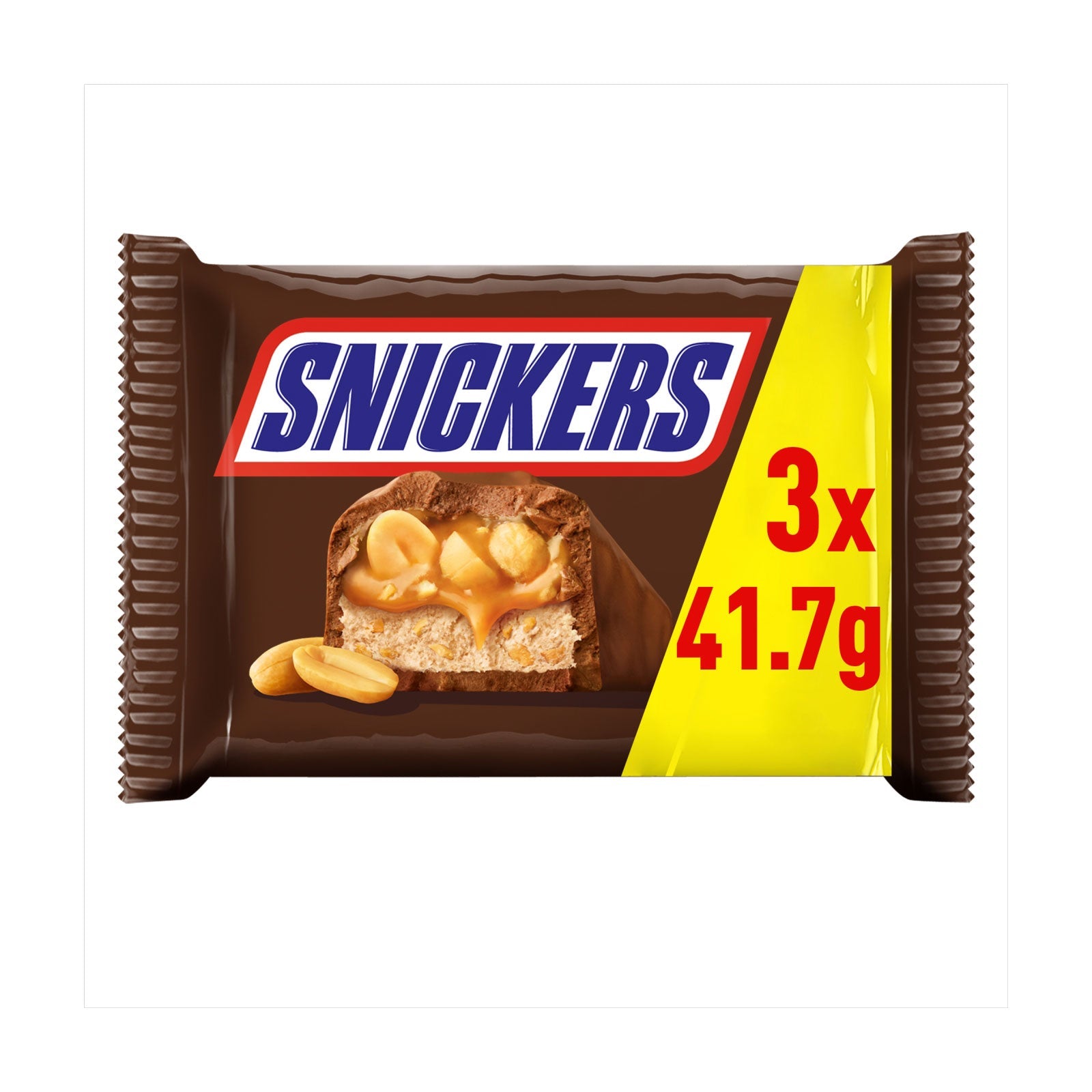 Snickers Bar Chocolate 3 x 41.7 | High Quality Chocolate & Sweets Online - Product Image Snickers Bar Chocolate 3 x 41.7 | High Quality Chocolate & Sweets Online - Product Image